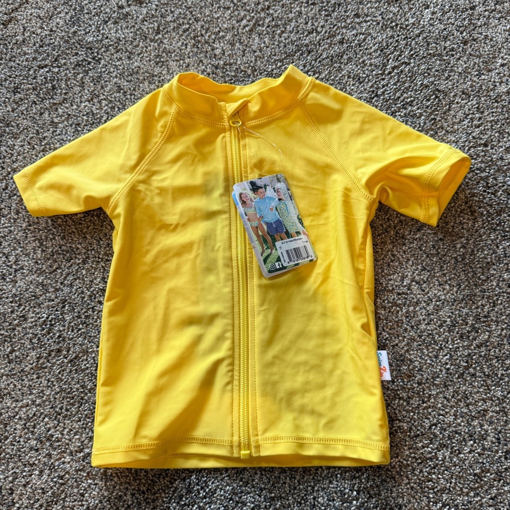 Sunny Yellow Kids Rashguard